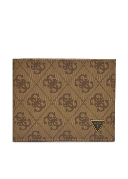 Guess Duży Portfel Męski Vezzola Leather Slg SMVELE LEA20 Brązowy ze sklepu MODIVO w kategorii Portfele męskie - zdjęcie 182611364