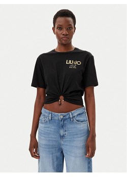 Liu Jo T-Shirt WA5139 JS923 Czarny Regular Fit ze sklepu MODIVO w kategorii Bluzki damskie - zdjęcie 182611540
