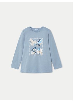 Mayoral Bluzka 4073 Niebieski Regular Fit ze sklepu MODIVO w kategorii Bluzki dziewczęce - zdjęcie 182611560