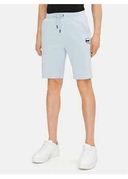 KARL LAGERFELD Szorty sportowe 705014 552900 Niebieski Regular Fit ze sklepu MODIVO w kategorii Spodenki męskie - zdjęcie 182611573