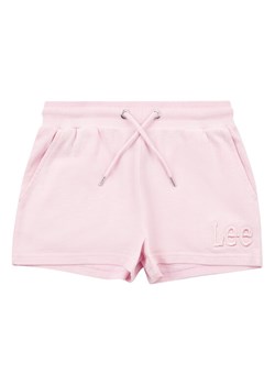 Lee Szorty materiałowe Acid Wash LEG5094 Różowy Regular Fit ze sklepu MODIVO w kategorii Spodenki dziewczęce - zdjęcie 182611584
