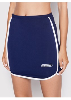 adidas Spódnica mini HL6565 Granatowy Slim Fit ze sklepu MODIVO w kategorii Spódnice - zdjęcie 182611613