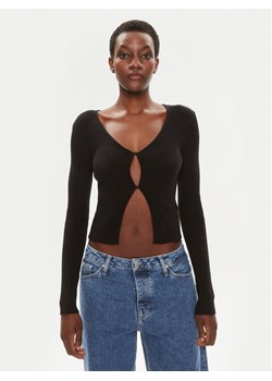 Brave Soul Kardigan LKC-273SASHAF Czarny Slim Fit ze sklepu MODIVO w kategorii Swetry damskie - zdjęcie 182611653