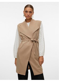 Vero Moda Kamizelka Allison 10300864 Beżowy Regular Fit ze sklepu MODIVO w kategorii Kamizelki damskie - zdjęcie 182611694