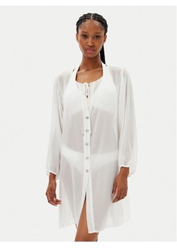 MICHAEL Michael Kors Kimono MM2R791 Biały Regular Fit ze sklepu MODIVO w kategorii Odzież plażowa - zdjęcie 182611853