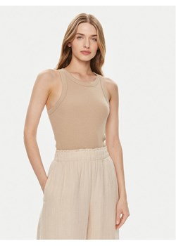 Gap Top 878220-04 Beżowy Regular Fit ze sklepu MODIVO w kategorii Bluzki damskie - zdjęcie 182611902