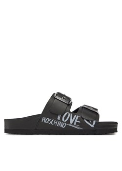 LOVE MOSCHINO Klapki JA28193G1IIA0000 Czarny ze sklepu MODIVO w kategorii Klapki damskie - zdjęcie 182611940