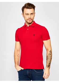 Polo Ralph Lauren Polo Core Replen 710548797 Czerwony Slim Fit ze sklepu MODIVO w kategorii T-shirty męskie - zdjęcie 182612014