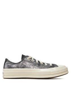 Converse Trampki Chuck 70 Suede Shimmer Ox A10379C Szary ze sklepu MODIVO w kategorii Trampki damskie - zdjęcie 182612153