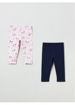 OVS Komplet 2 par legginsów 1698435 Kolorowy Slim Fit ze sklepu MODIVO w kategorii Spodnie dziewczęce - zdjęcie 182612244