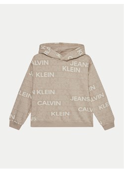 Calvin Klein Jeans Bluza IB0IB02381 Szary Regular Fit ze sklepu MODIVO w kategorii Bluzy chłopięce - zdjęcie 182612253
