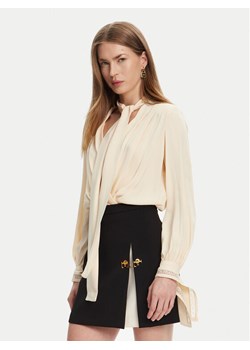 Elisabetta Franchi Body CB-006-51E2 Écru Regular Fit ze sklepu MODIVO w kategorii Bluzki damskie - zdjęcie 182612264