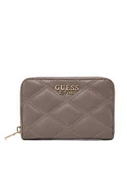 Guess Duży Portfel Damski SWQG96 32140 Brązowy ze sklepu MODIVO w kategorii Portfele damskie - zdjęcie 182612270