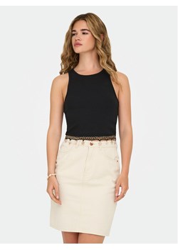 ONLY Top Shelly 15325019 Czarny Slim Fit ze sklepu MODIVO w kategorii Bluzki damskie - zdjęcie 182612334