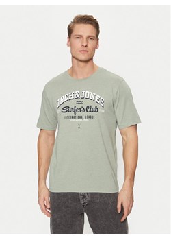 Jack&Jones T-Shirt Logo 12268267 Zielony Standard Fit - id: 0000304782930 - marki Jack & Jones - 182612354 Jack&Jones T-Shirt Logo 12268267 Zielony Standard Fit ze sklepu MODIVO w kategorii T-shirty męskie - zdjęcie 182612354