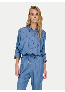 ONLY Koszula New Grace 15337926 Niebieski Loose Fit ze sklepu MODIVO w kategorii Koszule damskie - zdjęcie 182612401