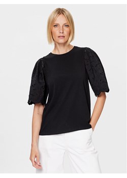 United Colors Of Benetton T-Shirt 3PQYD103R Czarny Regular Fit ze sklepu MODIVO w kategorii Bluzki damskie - zdjęcie 182612420