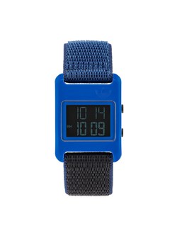 adidas Originals Zegarek Retro Pop Digital Watch AOST23066 Niebieski ze sklepu MODIVO w kategorii Zegarki - zdjęcie 182612562