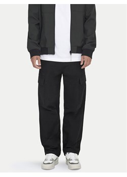 Only & Sons Spodnie materiałowe Ray 22028640 Czarny Loose Fit ze sklepu MODIVO w kategorii Spodnie męskie - zdjęcie 182612662