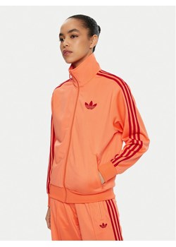 adidas Bluza adicolor Classic Firebird JP2294 Pomarańczowy Loose Fit ze sklepu MODIVO w kategorii Bluzy damskie - zdjęcie 182612690