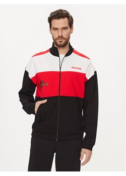Hugo Bluza Race 50510468 Czarny Relaxed Fit ze sklepu MODIVO w kategorii Bluzy męskie - zdjęcie 182612724