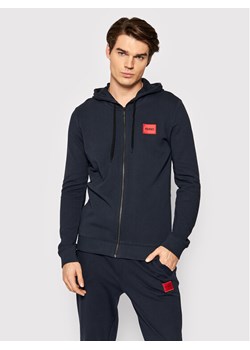 Hugo Bluza Daple212 50447972 Granatowy Regular Fit ze sklepu MODIVO w kategorii Bluzy męskie - zdjęcie 182612981