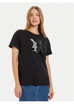Liu Jo T-Shirt WF4411 J5904 Czarny Regular Fit ze sklepu MODIVO w kategorii Bluzki damskie - zdjęcie 182612992
