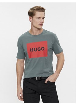 Hugo T-Shirt Dulive222 50467952 Zielony Regular Fit ze sklepu MODIVO w kategorii T-shirty męskie - zdjęcie 182613060