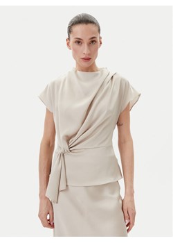 Bruuns Bazaar Bluzka Acacia BBW4427 Beżowy Regular Fit ze sklepu MODIVO w kategorii Bluzki damskie - zdjęcie 182613683