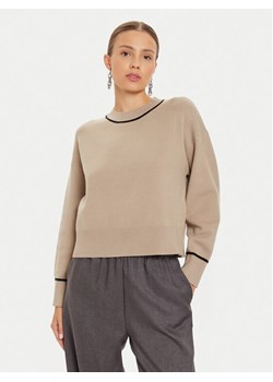 Vero Moda Sweter Saba 10318077 Beżowy Regular Fit - id: 0000304511004 - marki Vero Moda - 182613803 Vero Moda Sweter Saba 10318077 Beżowy Regular Fit ze sklepu MODIVO w kategorii Swetry damskie - zdjęcie 182613803