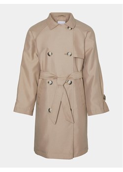 Vero Moda Girl Trencz Doreen 10302607 Beżowy Regular Fit ze sklepu MODIVO w kategorii Płaszcze damskie - zdjęcie 182613854