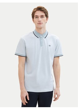 Tom Tailor Polo 1040822 Błękitny Regular Fit ze sklepu MODIVO w kategorii T-shirty męskie - zdjęcie 182613893