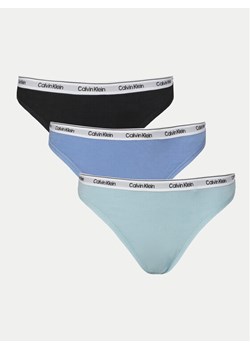 Calvin Klein Underwear Komplet 3 par stringów 000QD5209E Kolorowy ze sklepu MODIVO w kategorii Majtki damskie - zdjęcie 182613952