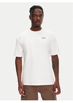 Hunter T-Shirt Rasputin HARM0057251 Biały Relaxed Fit ze sklepu MODIVO w kategorii T-shirty męskie - zdjęcie 182614063