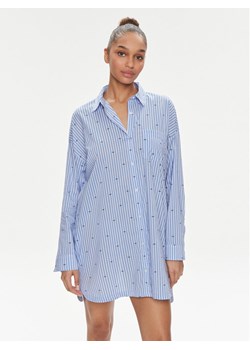 DKNY Koszula nocna YI30008 Niebieski ze sklepu MODIVO w kategorii Koszule nocne - zdjęcie 182614223