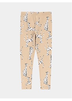 Coccodrillo Legginsy ZC3122101MGK Beżowy Slim Fit ze sklepu MODIVO w kategorii Spodnie dziewczęce - zdjęcie 182614274