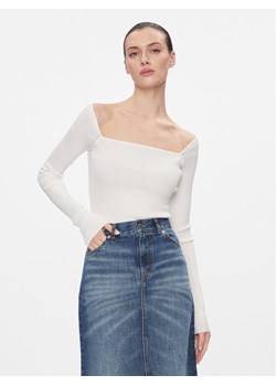 MAX&Co. Bluzka Tolone Biały Slim Fit ze sklepu MODIVO w kategorii Bluzki damskie - zdjęcie 182614280