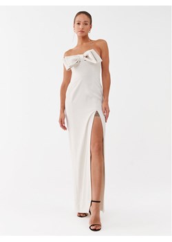 Pinko Sukienka wieczorowa Tunnel Abito 101766 7624 Écru Regular Fit - id: 0000303024352 - marki Pinko - 182614501 Pinko Sukienka wieczorowa Tunnel Abito 101766 7624 Écru Regular Fit ze sklepu MODIVO w kategorii Sukienki - zdjęcie 182614501