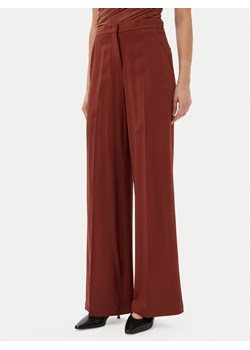 PINKO Spodnie materiałowe Pergamino 100331 A213 Brązowy Regular Fit ze sklepu MODIVO w kategorii Spodnie damskie - zdjęcie 182614550