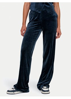 ONLY Spodnie materiałowe Kayle 15335852 Granatowy Straight Fit ze sklepu MODIVO w kategorii Spodnie damskie - zdjęcie 182614672