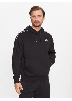 Kappa Bluza 313007 Czarny Regular Fit ze sklepu MODIVO w kategorii Bluzy męskie - zdjęcie 182614690