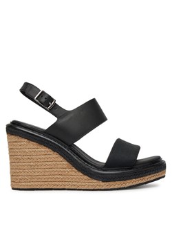 Calvin Klein Espadryle Wedge Sandal 70 - Jacq HW0HW02386 Czarny ze sklepu MODIVO w kategorii Espadryle damskie - zdjęcie 182615041