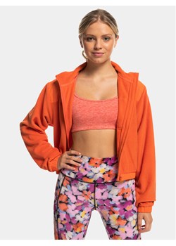 Roxy Polar Wow Zip Up Jkt Plfl ERJPF03141 Pomarańczowy Regular Fit ze sklepu MODIVO w kategorii Bluzy damskie - zdjęcie 182615063
