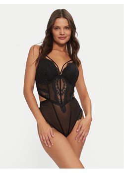 Hunkemöller Body Daisy 206242 Czarny ze sklepu MODIVO w kategorii Body damskie - zdjęcie 182615064