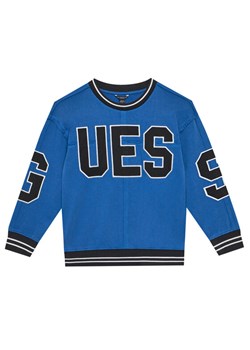 Guess Bluza L5GQ04 KA6R4 Niebieski Regular Fit ze sklepu MODIVO w kategorii Bluzy chłopięce - zdjęcie 182615124