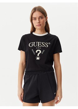 Guess T-Shirt V5GI18 I3Z14 Czarny Regular Fit ze sklepu MODIVO w kategorii Bluzki damskie - zdjęcie 182615211