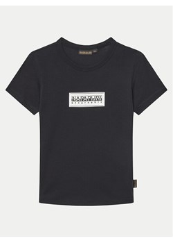 Napapijri T-Shirt Chamois NP0A4ILE M Czarny Regular Fit ze sklepu MODIVO w kategorii T-shirty chłopięce - zdjęcie 182615214