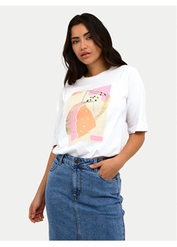 Kaffe T-Shirt Mira 10508592 Biały Regular Fit ze sklepu MODIVO w kategorii Bluzki damskie - zdjęcie 182615303