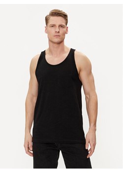 Jack&Jones Tank top Tampa Slub 12252180 Czarny Standard Fit ze sklepu MODIVO w kategorii T-shirty męskie - zdjęcie 182615492