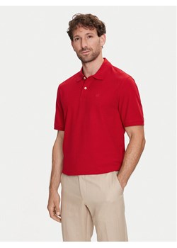 Bugatti Polo 8150 95030 Czerwony Regular Fit ze sklepu MODIVO w kategorii T-shirty męskie - zdjęcie 182615521